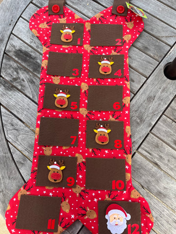 Rudolph Advent Calendar - 12 Days of Christmas