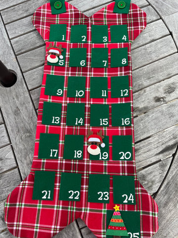 Paw-liday Plaid Advent Calendar - 25 Days of Christmas