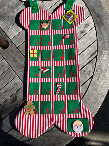 Jingle Stripes Advent Calendar - 25 Days of Christmas