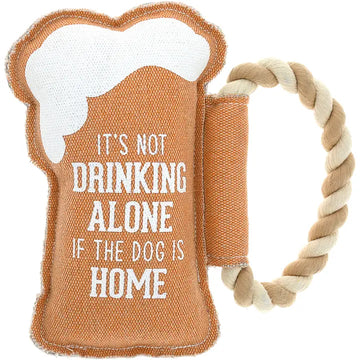 It's Not Drinking Alone Dog Rope Toy