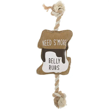S'more Belly Rubs Rope Toy