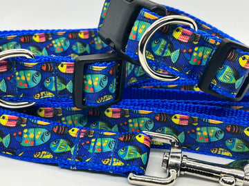 Blue Fish Collection - Collars & Lead