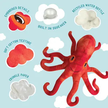 Oscar The Octopus Dog Toy