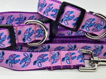 Pink Turtle Collection - Collars & Lead