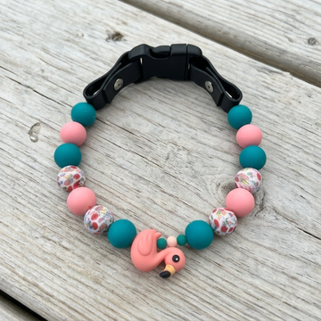 Flamingo Greg 13.5" Necklace Bark Bling Collection