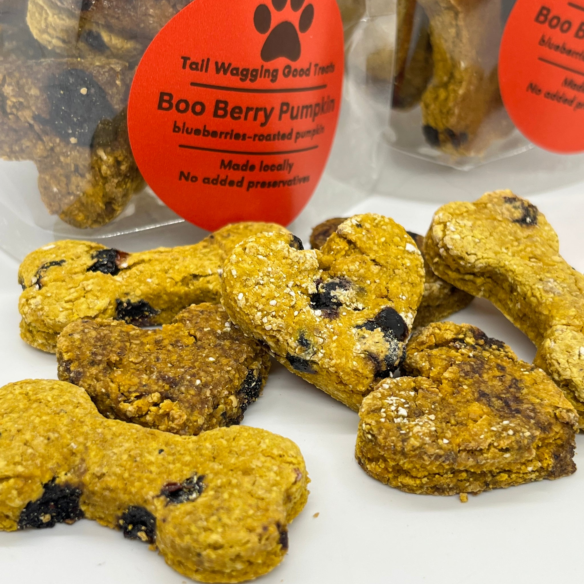 Boo Berry Pumpkin Dog Treats