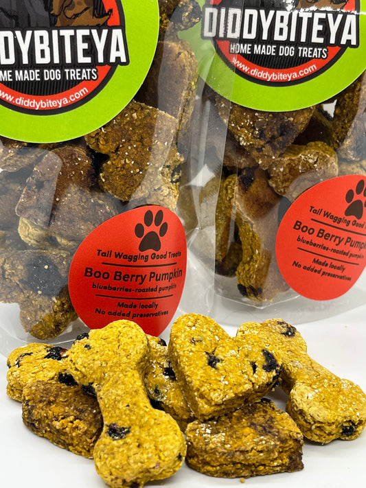 Boo Berry Pumpkin Dog Treats