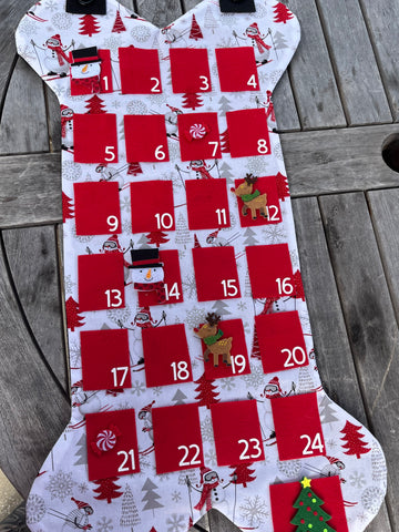 Sparky Snowman Advent Calendar - SOLD
