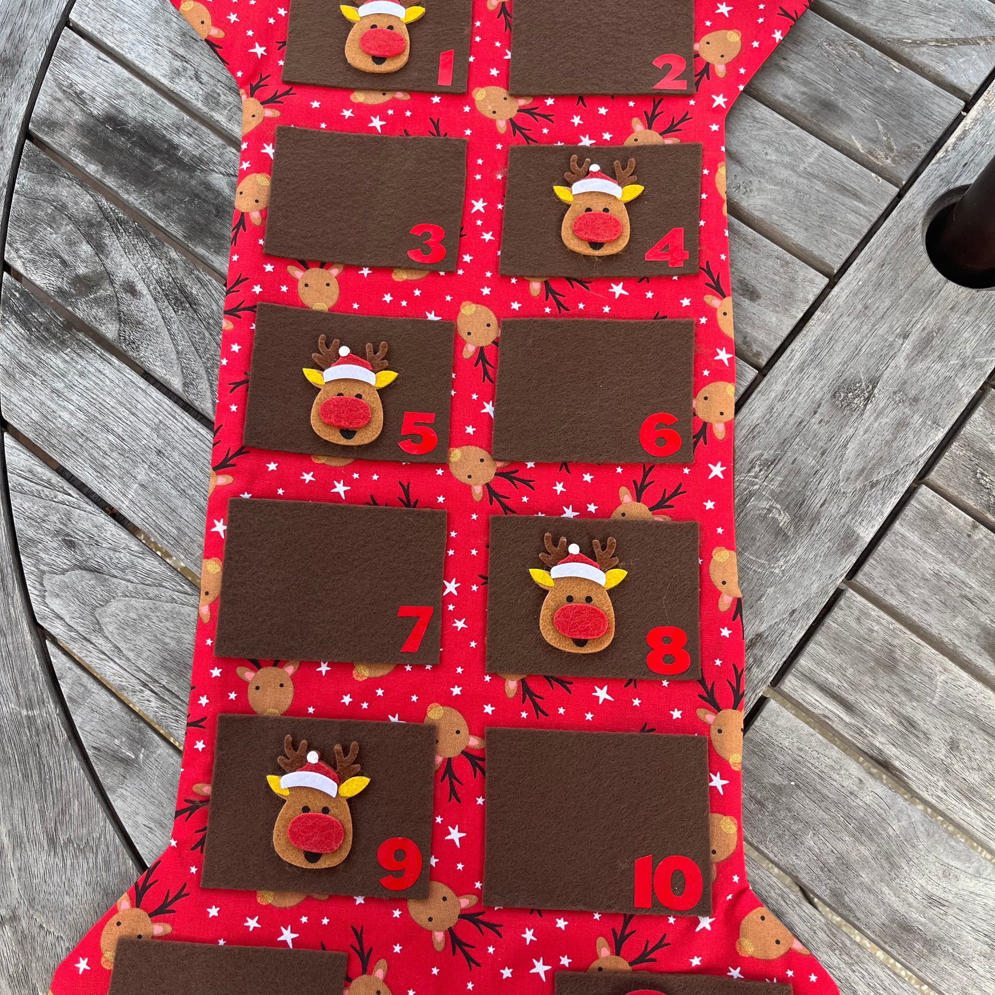 Rudolph Advent Calendar - 12 Days of Christmas