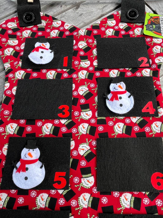Frosty Sno-man Advent Calendar - 12 Days of Christmas