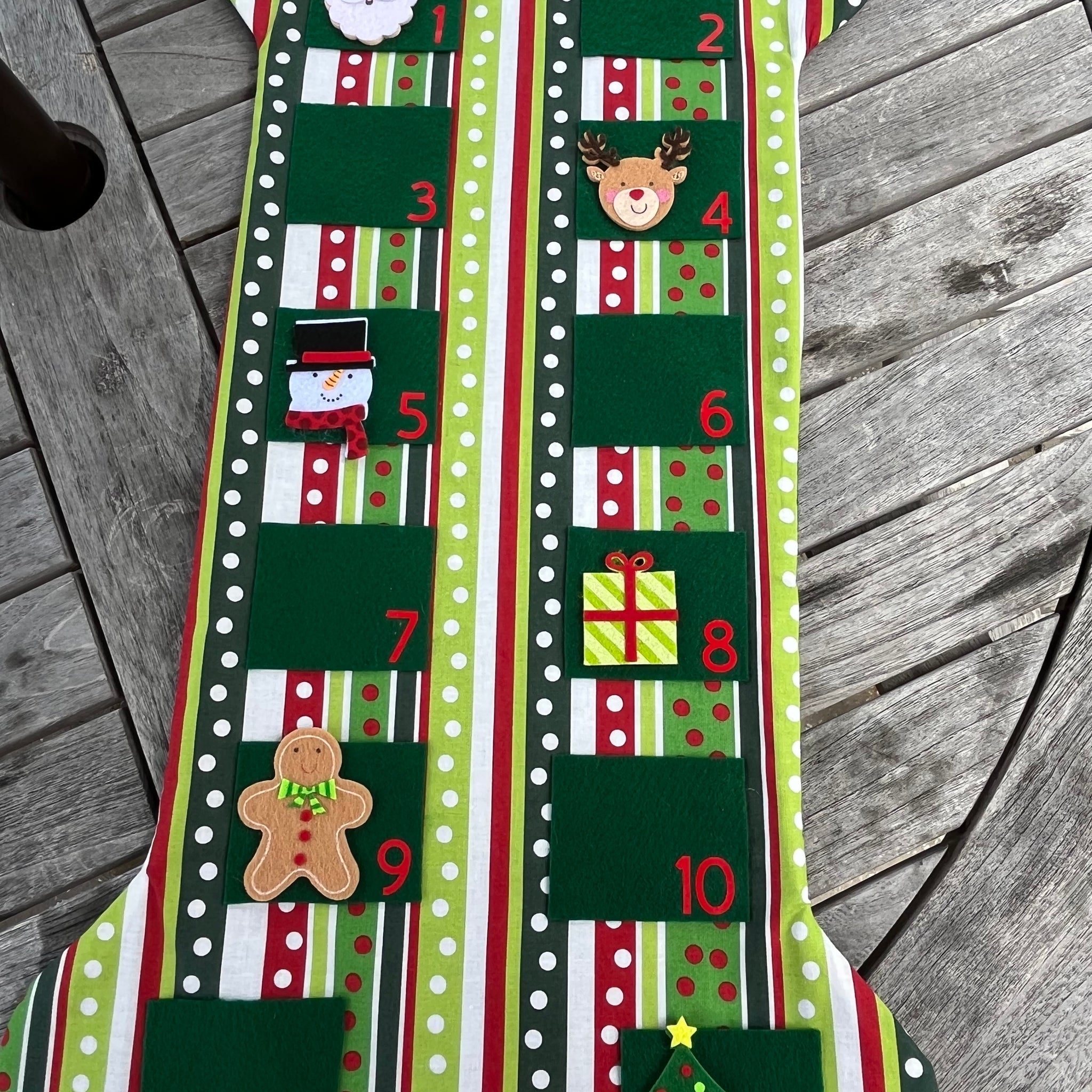 Wacky Stripes & Dots Advent Calendar - 12 days of Christmas