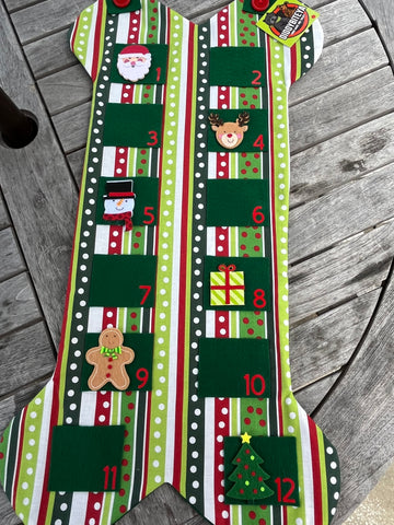 Wacky Stripes & Dots Advent Calendar - 12 days of Christmas