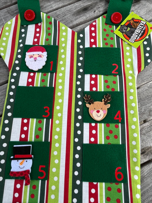 Wacky Stripes & Dots Advent Calendar - 12 days of Christmas