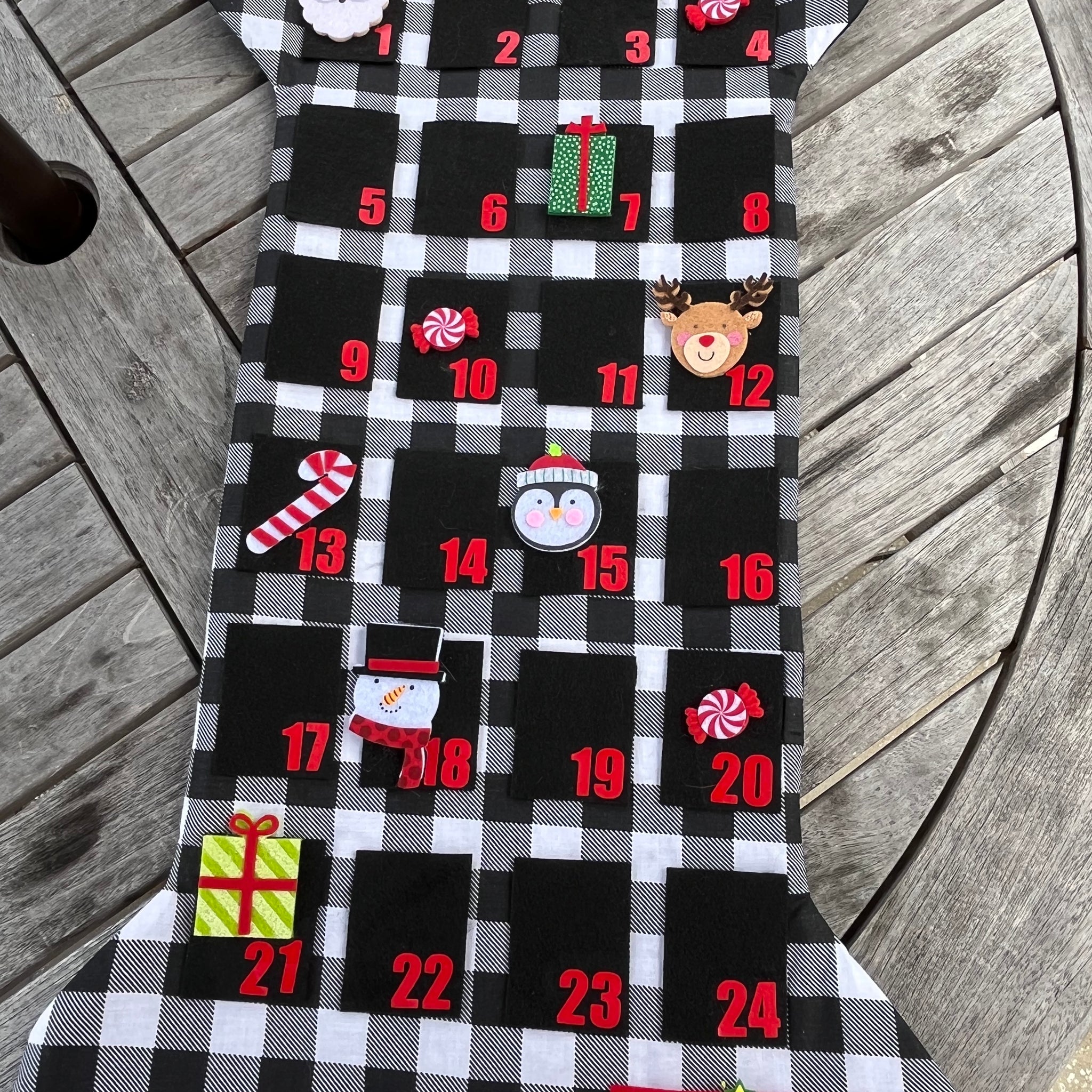 Holiday Ho Ho Ho Advent Calendar - 25 Days of Christmas