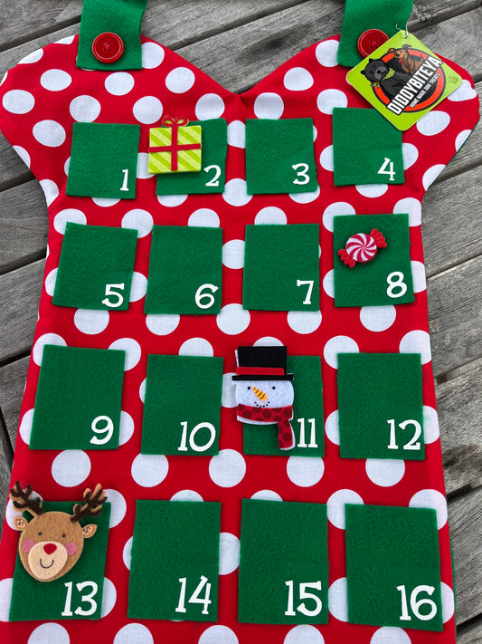 Red Polka Dot Advent Calendar - 25 Days of Christmas