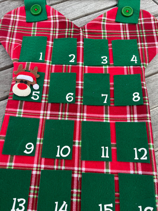 Paw-liday Plaid Advent Calendar - 25 Days of Christmas