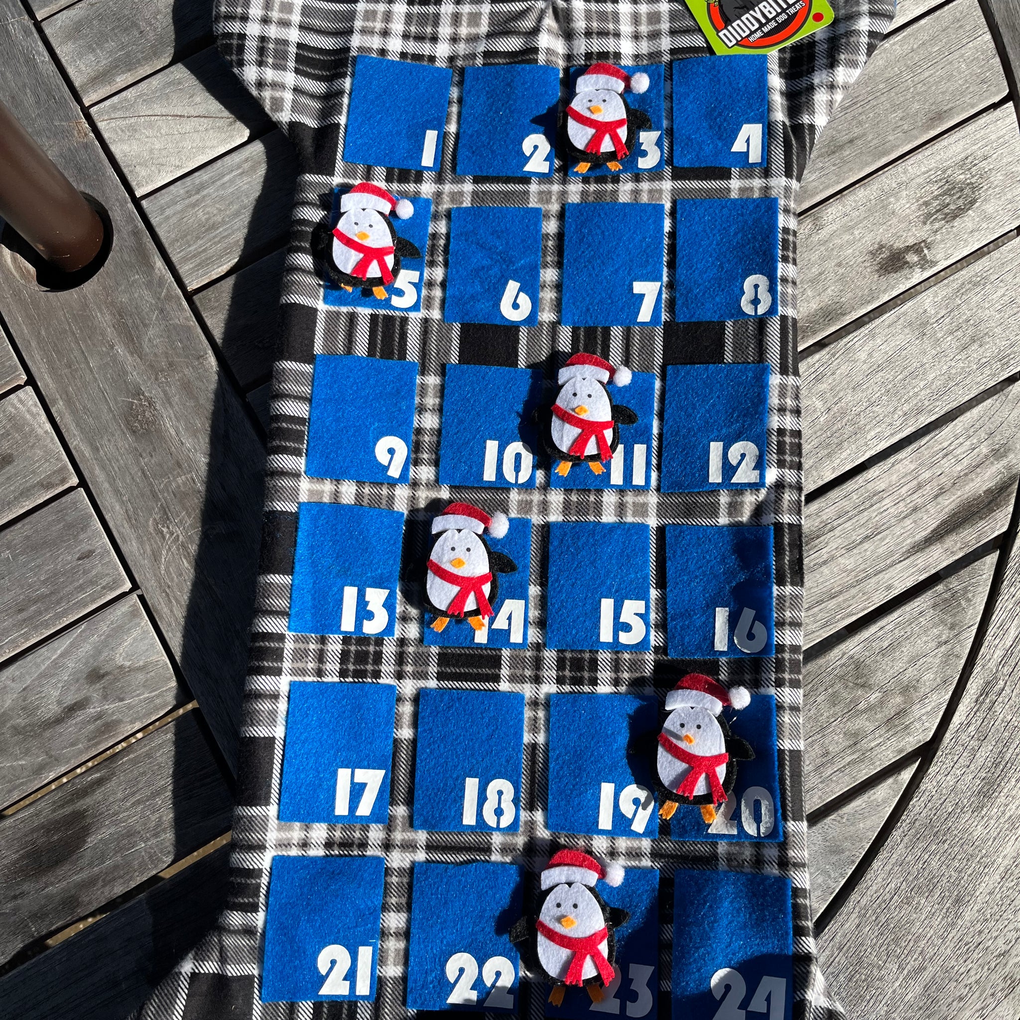 Frosty Plaid Holiday Advent Calendar - 25 Days of Christmas SOLD