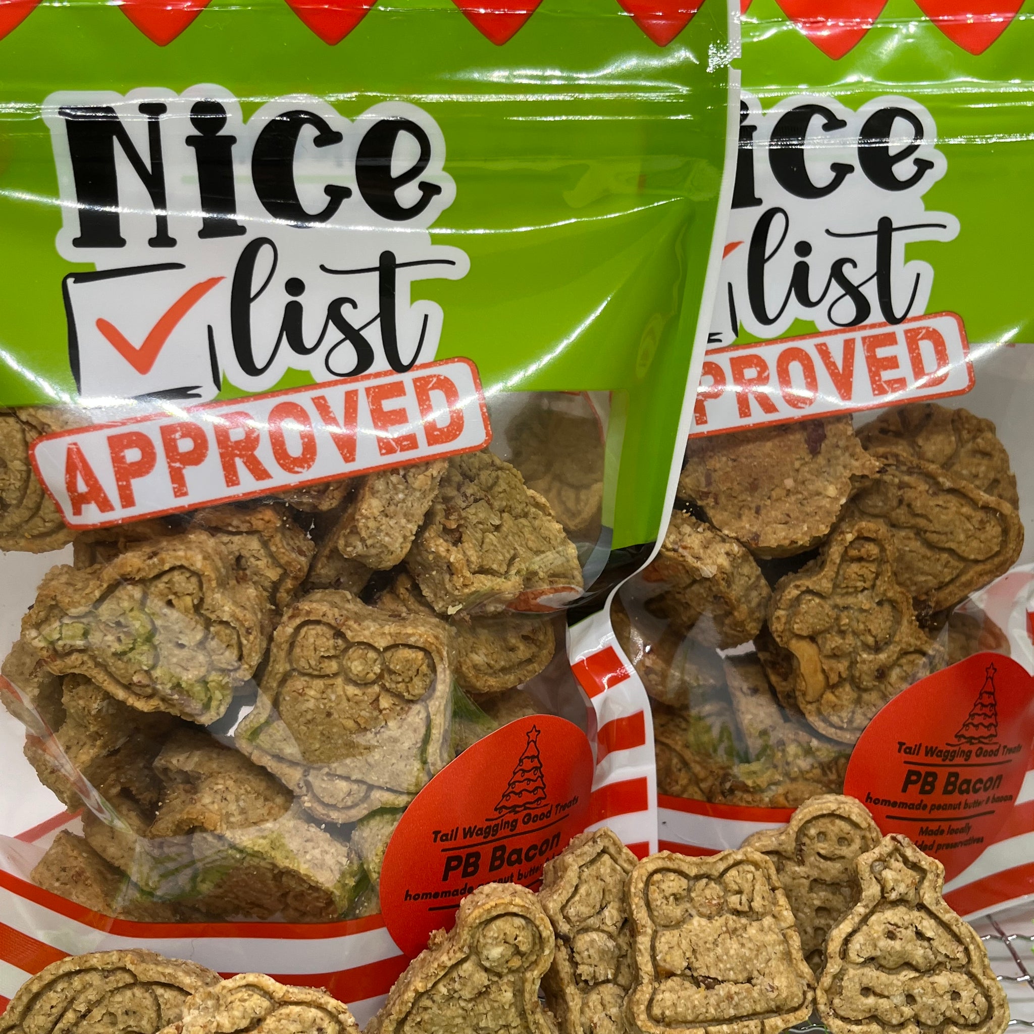 PB & Bacon Holiday Dog Treats