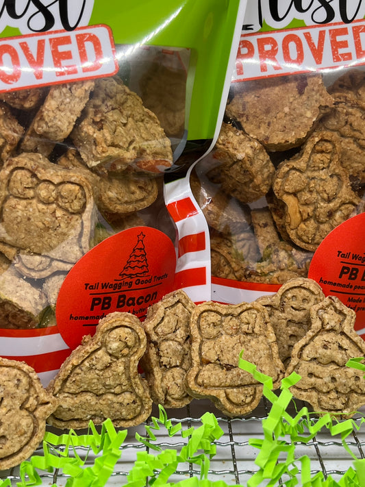 PB & Bacon Holiday Dog Treats