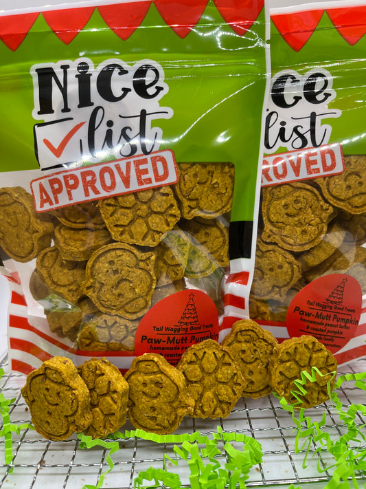 Paw-Mutt Pumpkin Holiday Dog Treats