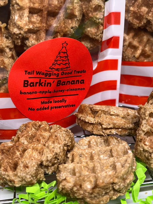 Barkin' Banana Bites Holiday Dog Treats