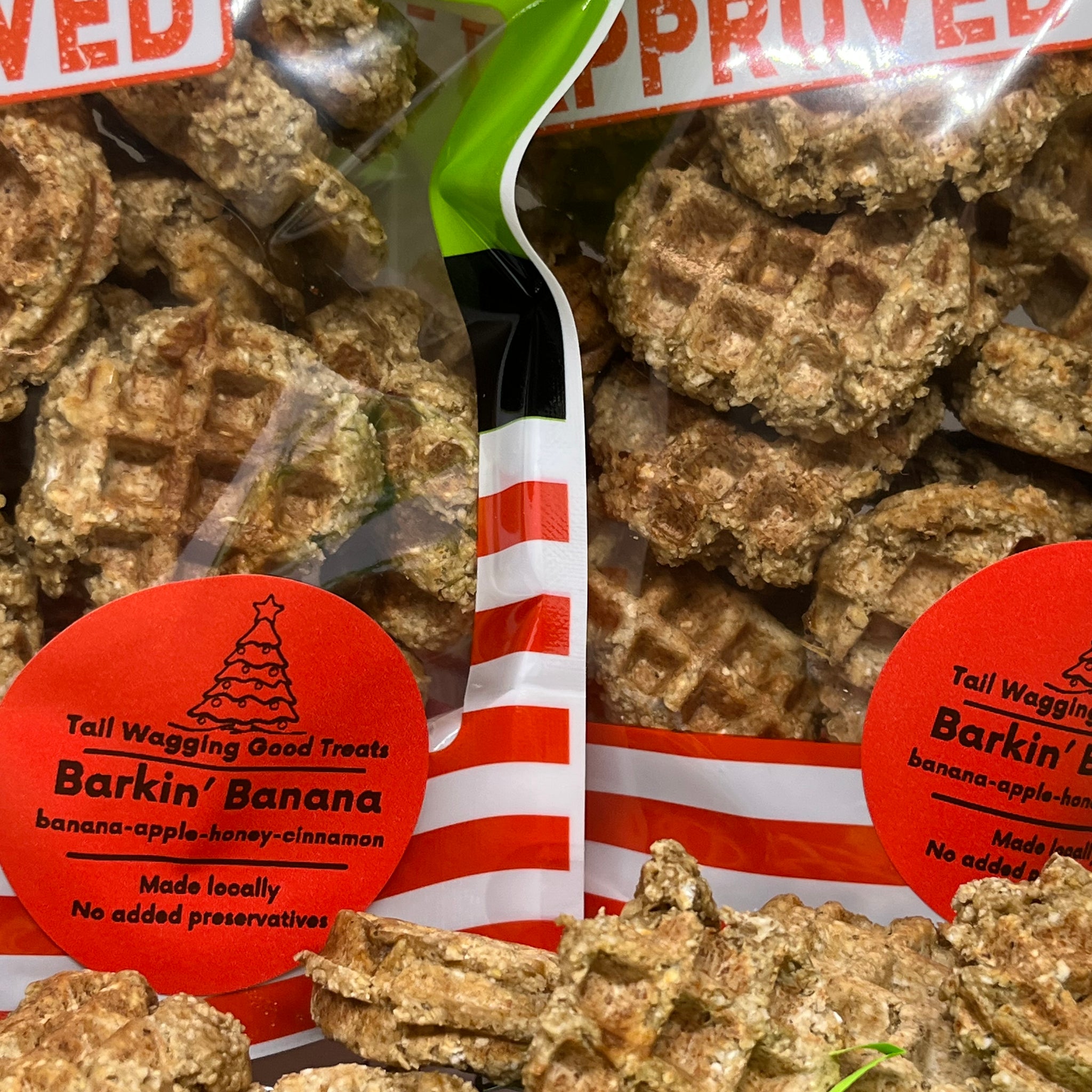 Barkin' Banana Bites Holiday Dog Treats