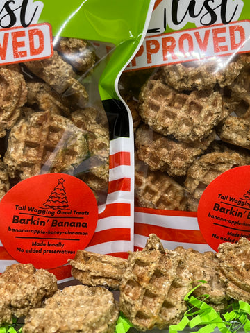 Barkin' Banana Bites Holiday Dog Treats