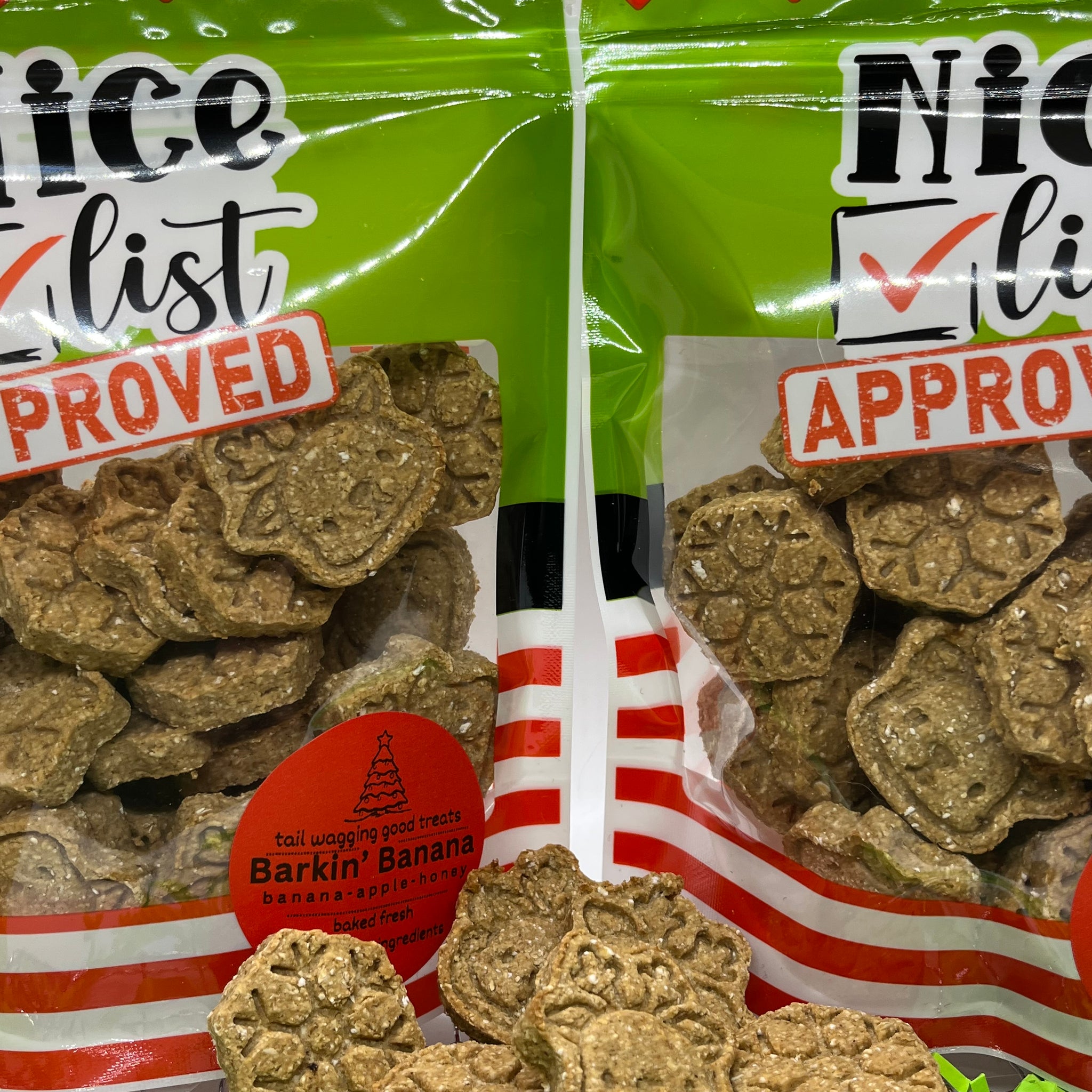 Barkin' Banana Bites Holiday Dog Treats