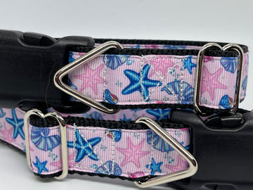 Pink Starfish Dog Collar