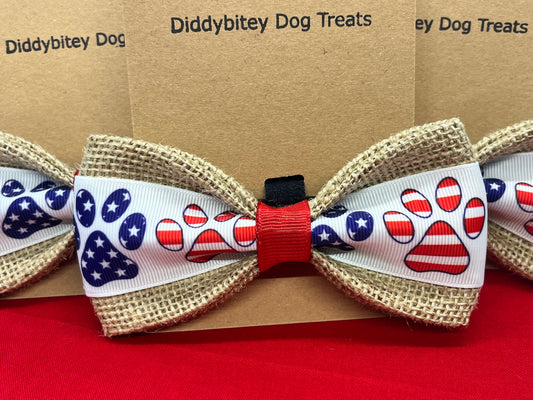 USA Paw Bow Tie - celebrate 250 years🇺🇸