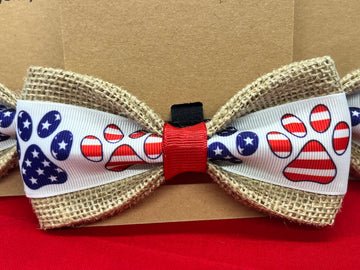 USA Paw Bow Tie - celebrate 250 years🇺🇸