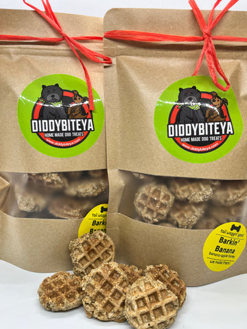 Barkin' Banana Bites Dog Treats