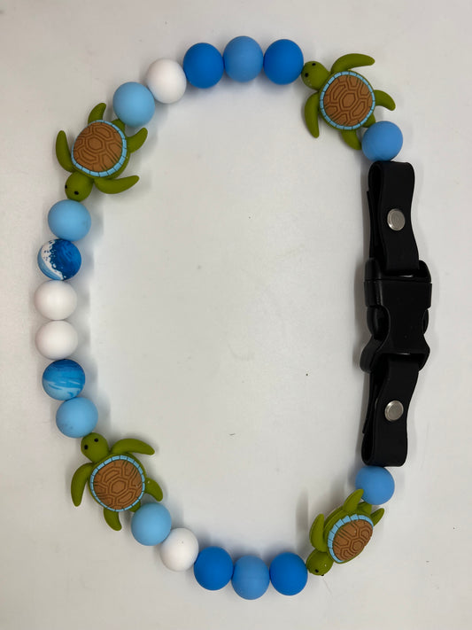 20" Sea Turtle Bark Bling Necklace 🐢