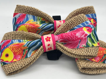 Colorful Fishy Bow Tie