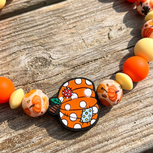 Pumpkin Patch 13.5" Necklace Bark Bling Collection