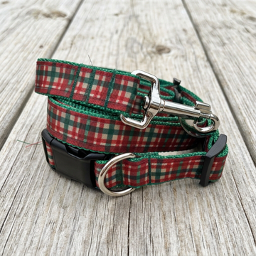 Holiday Plaid - Collars & Lead