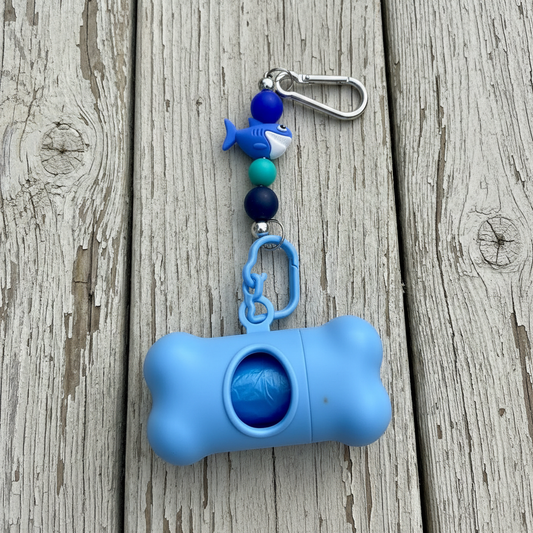 Beaded Dog Poop Bag Holder